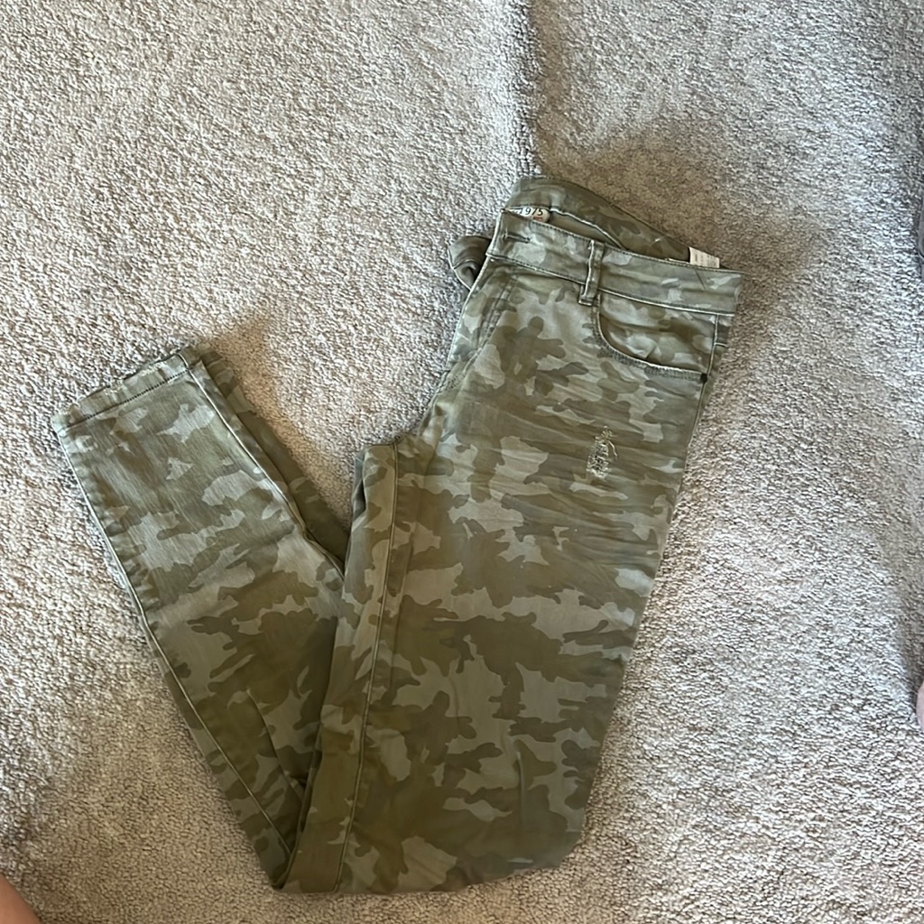 Zara Basic Denim Army